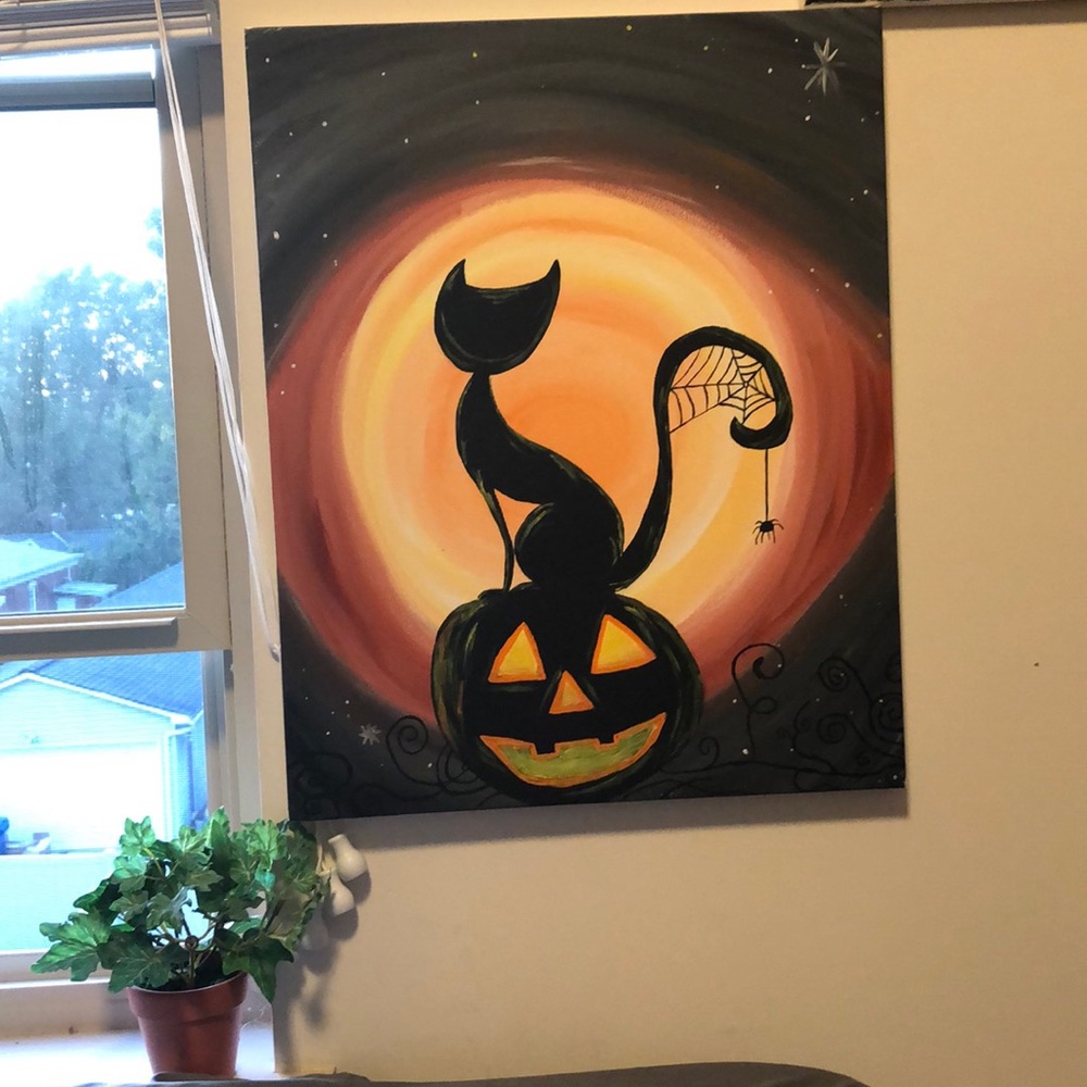 Halloween canvas